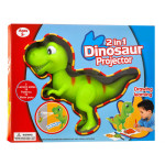 Projektor Dinosaurus + fixy zelený 